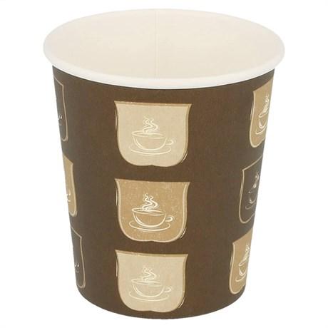 GOBELET POUR BOISSONS CHAUDES. 1 PAROI 180 ML CARTON (VENDU PAR 1000)