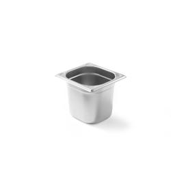Hendi Récipients GN Kitchen Line GN1/6 de 2,4 litres en acier inoxydable - inox 806647_0