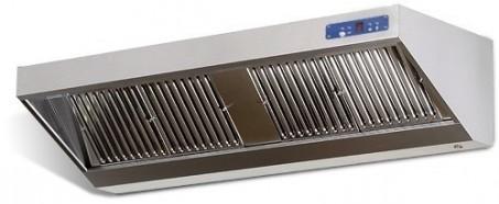 Hotte professionnelle dynamique 240x90 cm (moteur intégré)_0