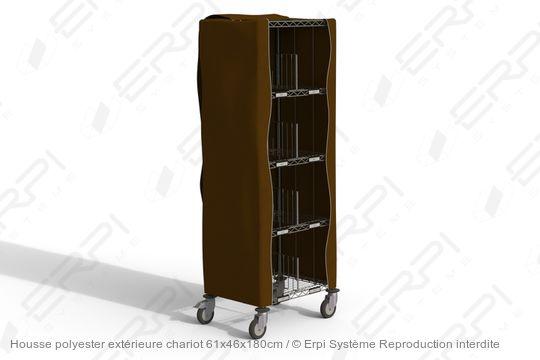 Housse polyester extérieure pour chariot 61x46x180cm - CC6146180-HE04 - haute ténacité et personnalisable_0
