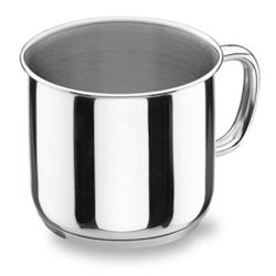 Lacor Vitrocor Pot cylindrique 12 cm en acier inoxydable - argenté inox 40712_0