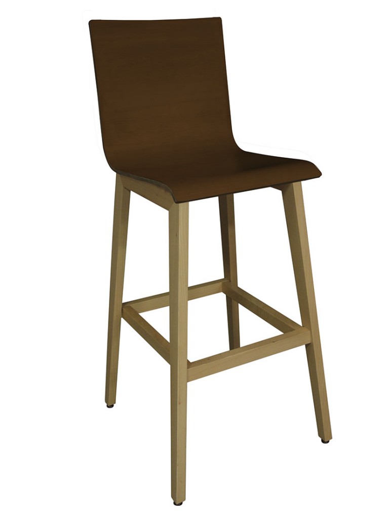 Tabouret de bar Trendy Wood 777 - Design moderne, hauteur d'assise 82 cm_0