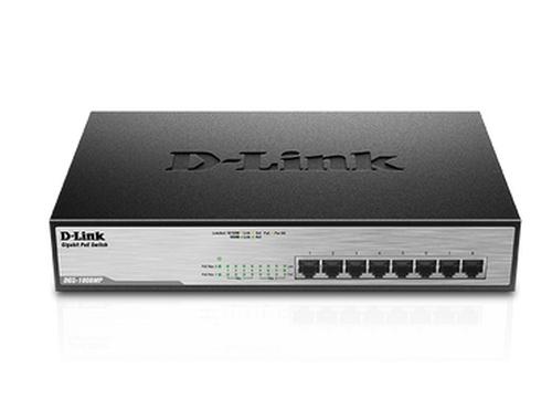 D-LINK DGS-1008MP - Commutateur réseau non-géré Gigabit Ethernet (10/100/1000) - 8 ports RJ-45 - PoE - Capacité 16 Gbit/s_0