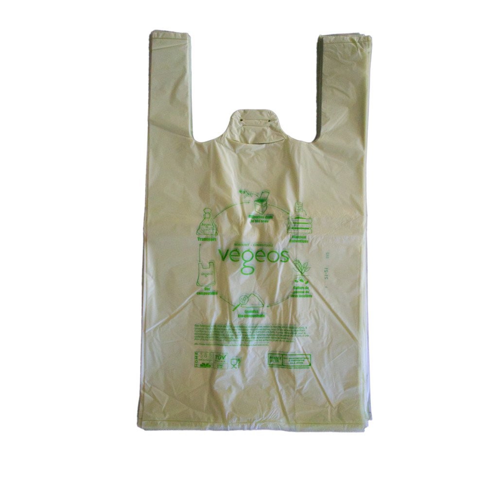 400 sacs à bretelles biodégradables 30+14×50 cm_0