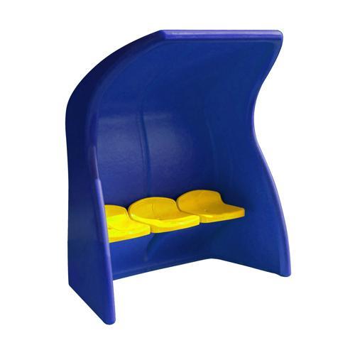 ABRI DE TOUCHE MONOBLOC BLEU - ASSISE INDIVIDUELLE