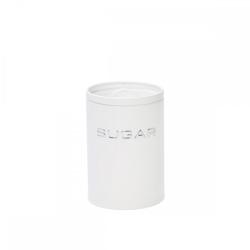 Aulica Boîte à sucre blanche et argent 11x11x15cm - blanc 260001_0