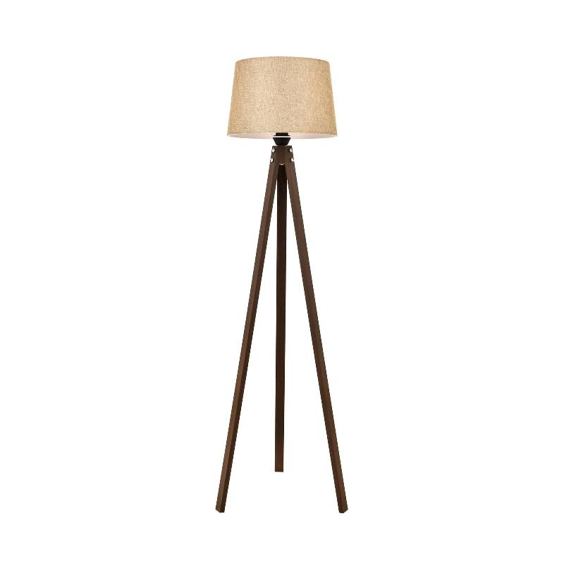 AVONNI LAMPE SUR PIED LM-65214-1E AVEC TRÉPIED EN BOIS