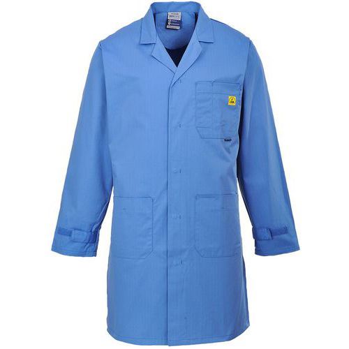 BLOUSE ANTISTATIQUE ESD AS10 - BLEU - XL - PORTWEST