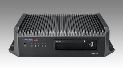 Box fanless pour gestion de flotte de véhicules - Baytrail E3827 - LTE(EU)/GPS/WLAN/BT/SSD - Advantech TREK-674-LWB7A0E_0