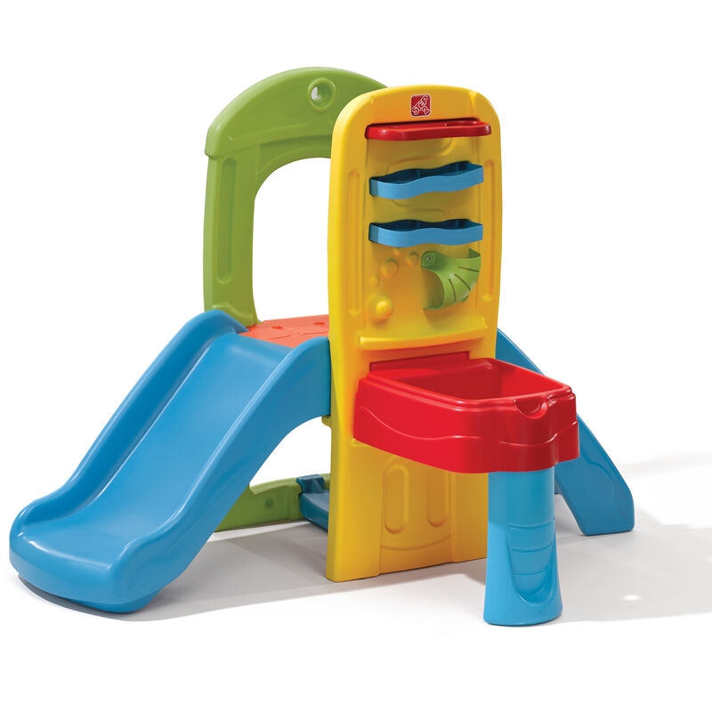 Maison Playtime Patio Maisonnette Pour Enfants TrÈs RÉsistante Centre D ActivitÉs Play Ball Fun Climber Step2