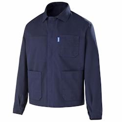 Cepovett - Veste de travail 100% coton ESSENTIELS Bleu Marine Taille XL - XL bleu 3184378555274_0