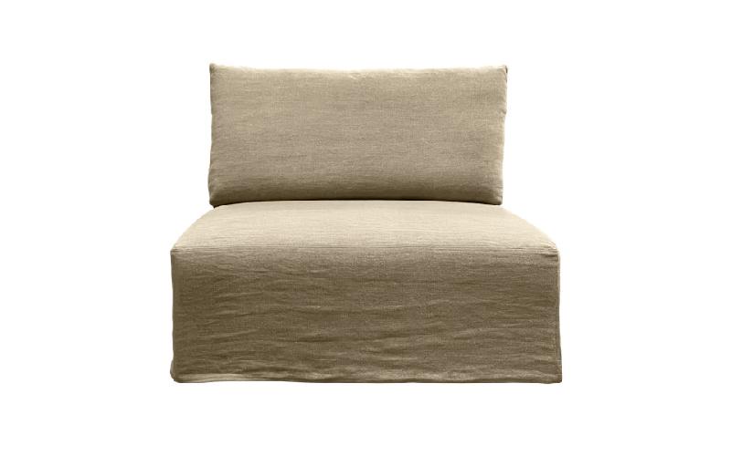 Chauffeuse simple Arles 70 cm - Home Spirit - 100% déhoussable et modulable_0