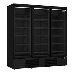 CombiSteel Congélateur 3 portes en verre noir - 3667335003815_0