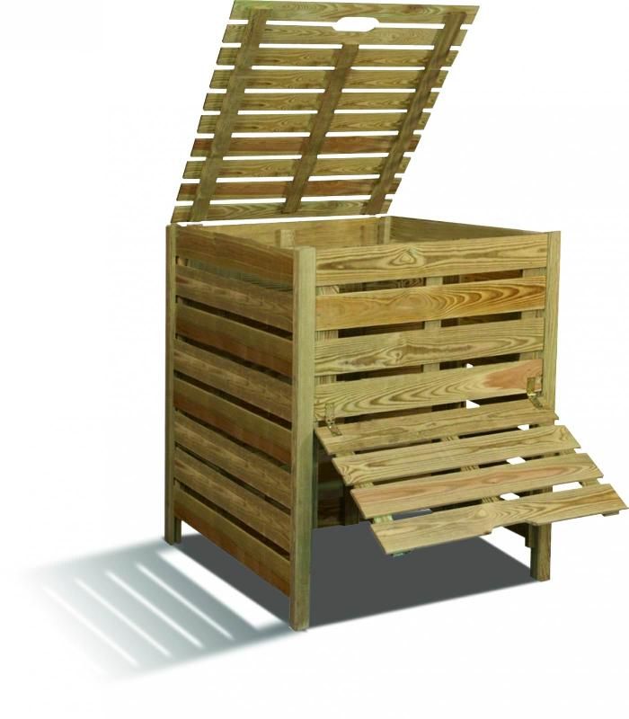 COMPOSTEUR EN BOIS 800 L