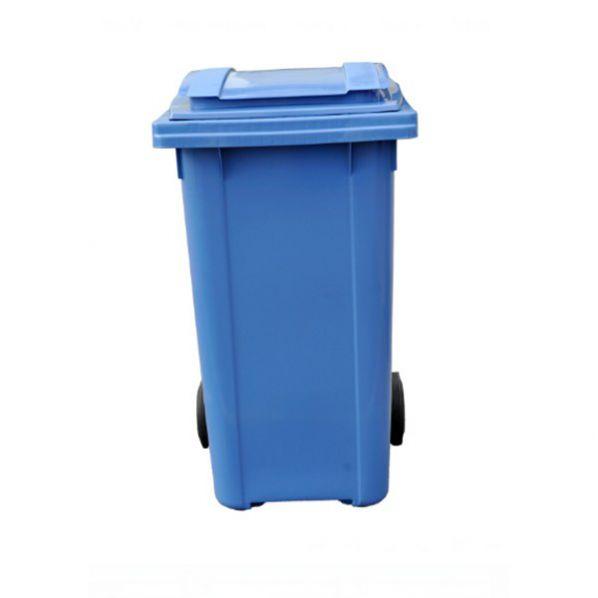 Conteneur poubelle 240L - 2 roues 200 mm - Bleu - Garantie 6 ans - Marque Rolléco_0
