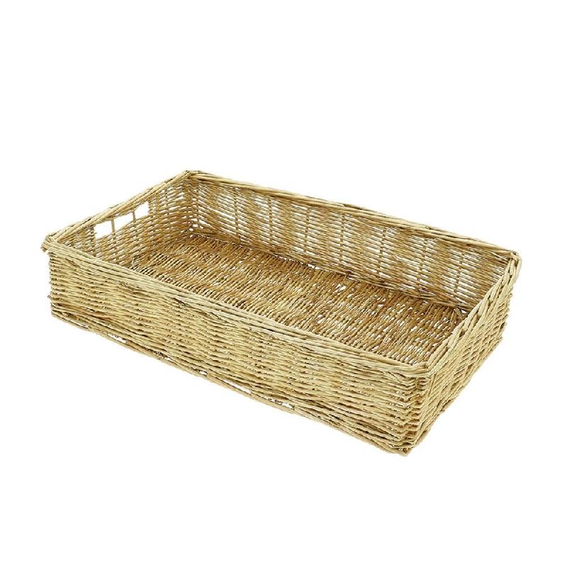 Corbeille osier rectangle 
