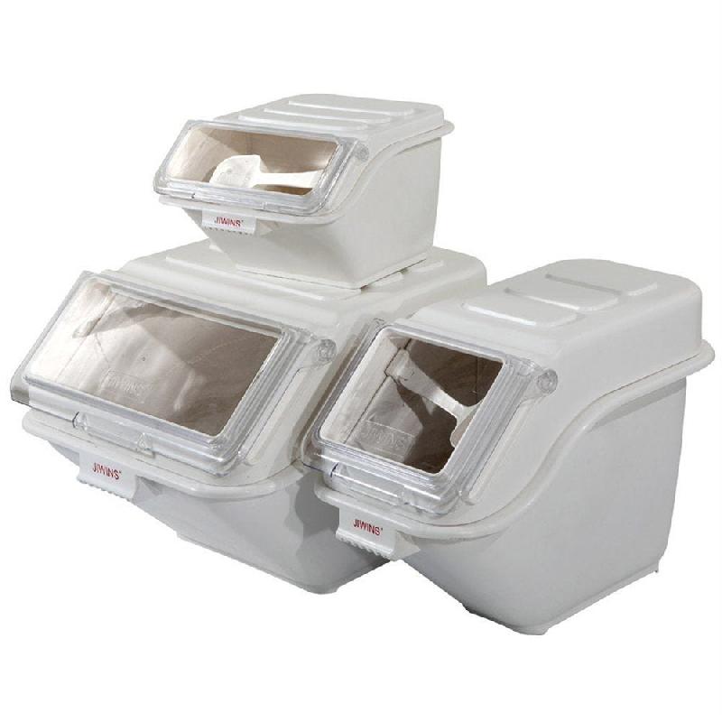 Distributeur ingrédients 40L 59,3x48,6x43,2cm polyéthylène blanc_0