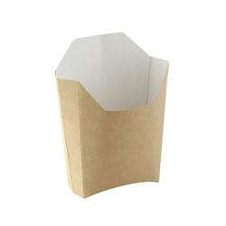 ECOLOMIQUE - 50 Pcs - Pochette kraft pour frites 480 ml 11,5 x 9 x 14 cm - ECO210PFMBRUN1 - marron en carton ECO210PFMBRUN1_0