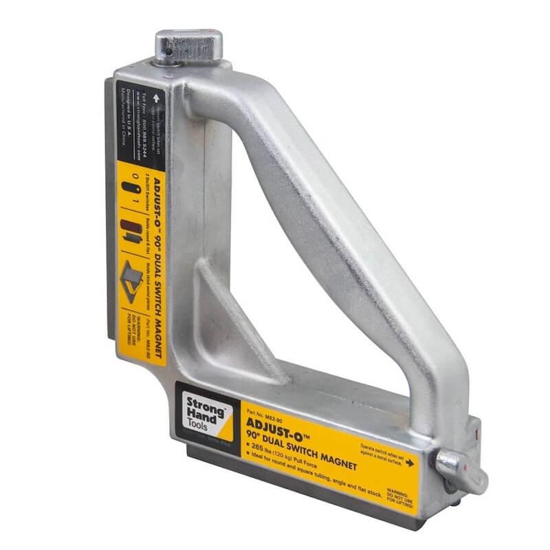 Equerre magnétique avec double interrupteur On/Off - Force 120 kg_0