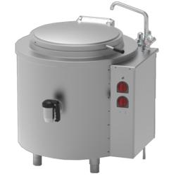 EURAST - Marmite cylindrique électrique 300 litres chaleur indirecte - 1320x1200x950 mm - 36000 W 400/3V - 18E14300 - inox 18E14300_0