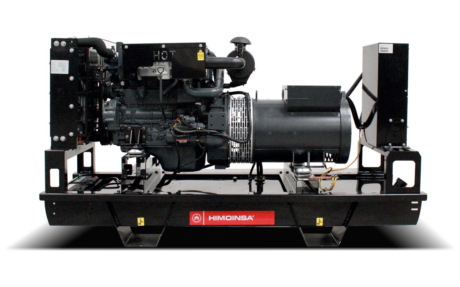 GHW-50 T5 - Groupe électrogène industriel 50 kVA sur châssis - HIMOINSA - Alternateur MECC ALTE_0