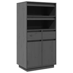 Helloshop26 - Buffet bahut commode armoire meuble de rangement organisateur cuisine salle de séjour salon haut 60 x 40 x 116,5 cm 02_0034227 - 300021_0