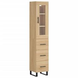 Helloshop26 - Buffet bahut commode armoire meuble de rangement organisateur cuisine salle de séjour salon haut sonoma 34,5 x 34 x 02_0034048 - 300021_0