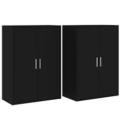 Helloshop26 - Buffet bahut commode armoire meuble de rangement organisateur cuisine salle de séjour salons lot de 2 60 x 31 x 84 cm 02_0036917 - 3000_0