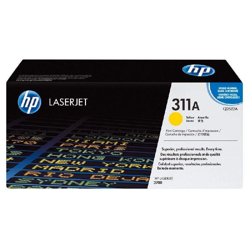 HEWLETT PACKARD TONER ORIGINAL 311A (Q2682A) - COULEUR: JAUNE