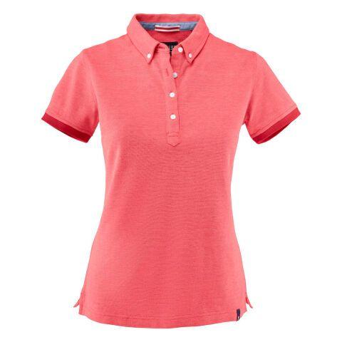 JAMES HARVEST LARKFORD POLO PIQUE FEMMES ROUGE MÉLANGE - TAILLE XL
