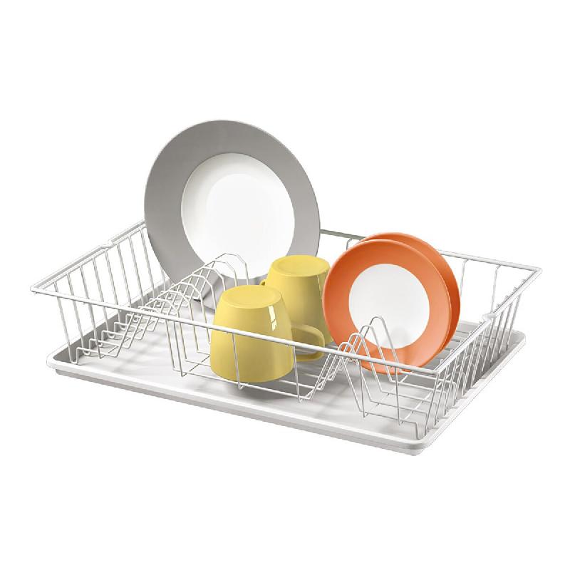 METALTEX Égouttoir à vaisselle + plateau - Germatex+ - blanc MTLPRO000-320245002_0