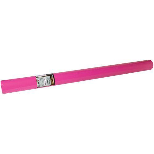 NAPPE EN PAPIER GAUFRÉ - ROULEAU 20 M ROSE BONB - COGIR