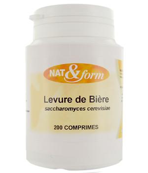 NAT ET FORM - LEVURE DE BIÈRE 200 COMPRIMÉS