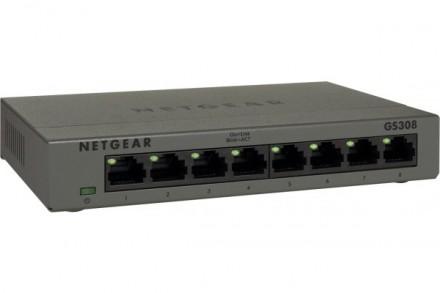 NETGEAR GS308 - Switch 8 ports Gigabit 10/100/1000 en boîtier métallique compact_0