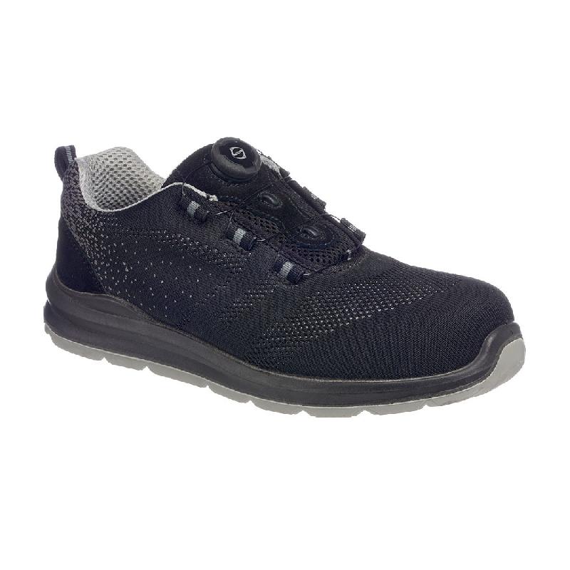 Paire de chaussures de sécurité basses à laçage rapide S1P Safety Trainer Knit - BBSTKTNRGR-PW11/LR_0