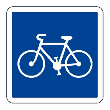 Panneau C113 - Indication d'une piste ou d'une bande cyclable_0