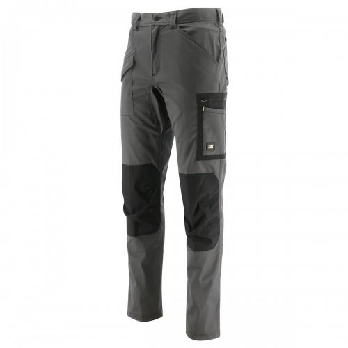 PANTALON DE TRAVAIL EXTENSIBLE AJUSTÉ ESSENTIALS CARGO - GRIS ET NOIR - TAILLE 48 CATERPILLAR