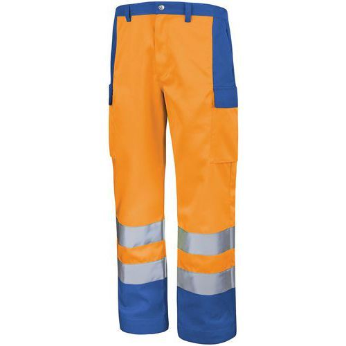 PANTALON FLUO BASE XP 9B81 - ORANGE FLUO / BUGATTI - 0 - CEPOVETT SAFETY