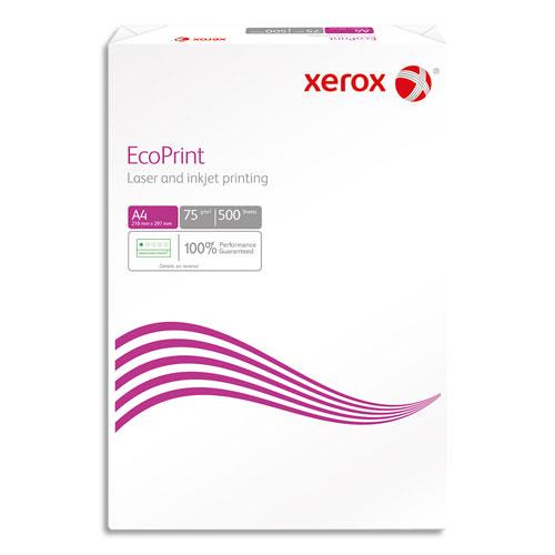 PAPIER XEROX ECOPRINT CIE 147 - BLANC - 75 G - A4 - RAMETTE DE 500 - LOT DE 5