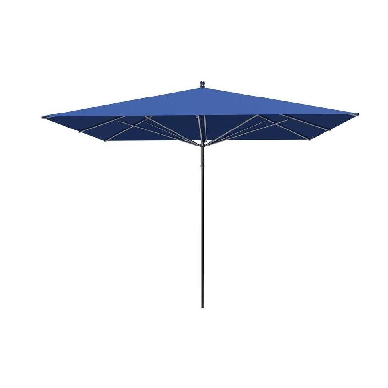 Parasol pour terrasse Pro Moorea carré 300 cm armature + toile + housse -bleunoc_0