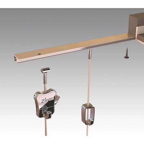 PLAFONDRAIL 2X1.5 MTR. ZWART 150 X 07 X 15 - SMIT VISUAL
