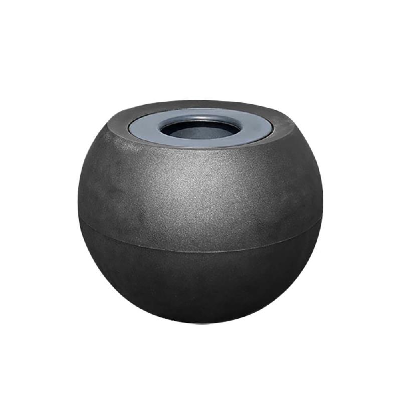 PLAST'UP ROTOMOULAGE Pot de fleurs sphérique xxl speranza 325l - NOIR - noir 0036336945500_0