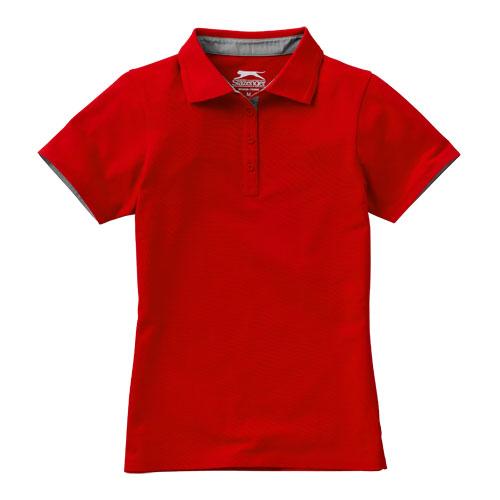 Polo femme Hacker - col côte en tricot plat - maille piquée 100% coton - 220 g/m²_0