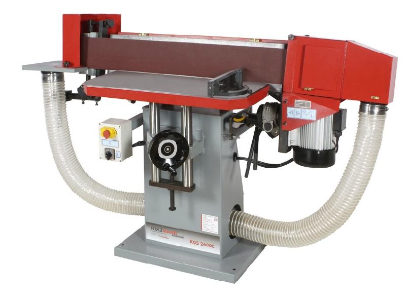 Ponceuse de chant oscillante inclinable 90°-45° - HM-KOS2600C HOLZMANN avec table pour pièces courbes et moteur indépendant_0
