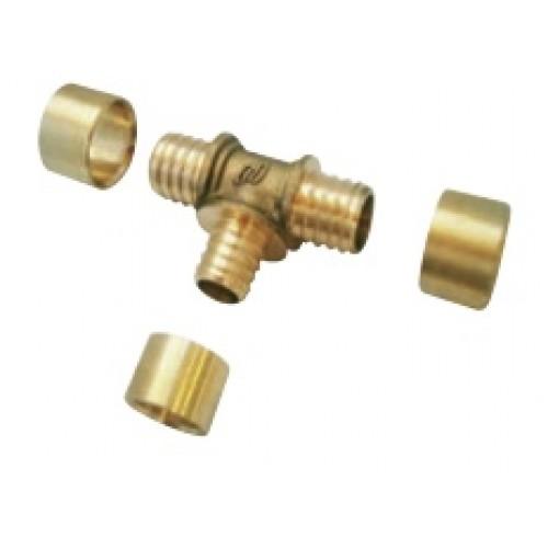 RACCORD PER À GLISSEMENT - TÉ RÉDUIT - DIAMÈTRE TUBES 20-16-20 MM BOUTTÉ