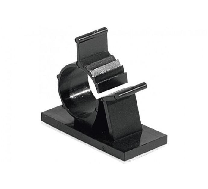 Serre-câble adhésif ajustable - Diamètre 12,6 à 15,4 mm - Lot de 100 - Nylon 66 noir_0