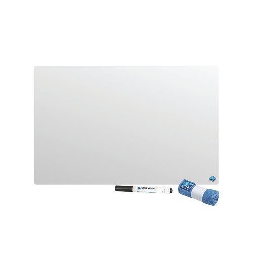 TABLEAU BLANC ÉMAILLÉ 90X120 CM HOME OFFICE - SMIT VISUAL
