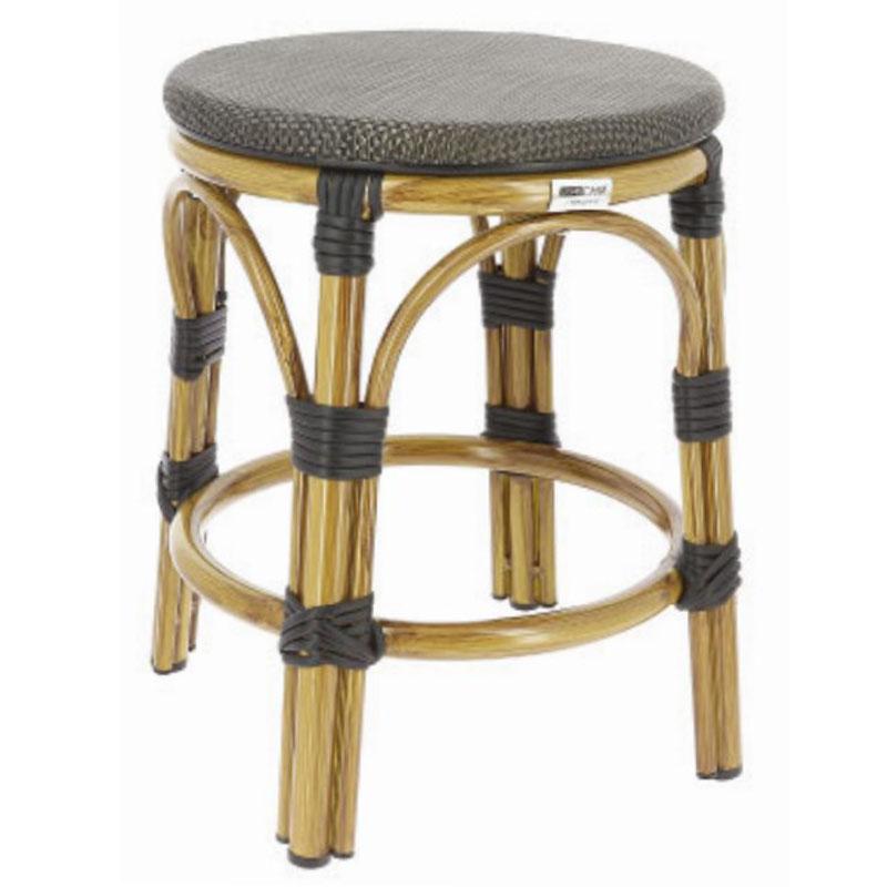 Tabouret bas exterieur restaurant Biarritz - BRONZE_0