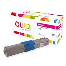 TONER REMANUFACTURÉ OWA - STANDARD - MAGENTA - POUR OKI 44844506