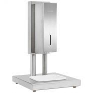 WP 102E-7T - Borne de distribution de gel intelligente - Wagner - Station d'hygiène version de table avec distributeur à capteur - Dimensions : 300 x 500 x 300 mm_0
